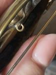 Unique Vintage Brooch or Pendant in Brass