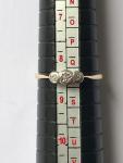 Antique Diamond Trilogy Ring in 9ct Gold & Platinum