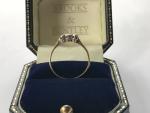Antique Diamond Trilogy Ring in 9ct Gold & Platinum