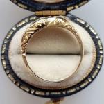 Art Deco Diamond Engagement Ring in 14k White Gold