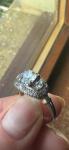 Vintage Engagement Ring 1.32 Carat Size M