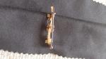 9 Carat Gold Seed Pearl Antique Bar Brooch