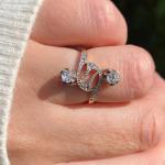 Vintage Art Deco Diamond Engagement Ring in Gold