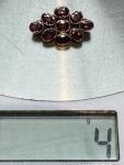 Garnet Cluster Antique Brooch