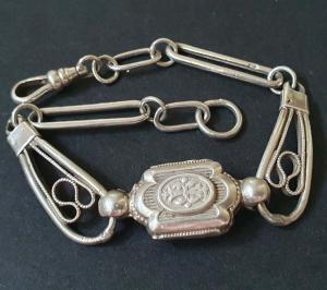 Victorian Sterling Silver Antique Bracelet
