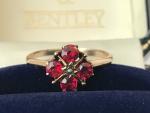 Victorian 9ct Gold Ring with Ruby and Pearls