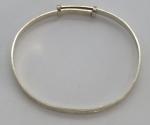 Vintage Sterling Silver Art Deco Christening Bracelet