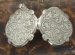 Vintage Sterling Silver Locket - Antique Size