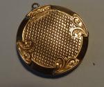 9ct Gold Antique Locket - 25mm Diameter