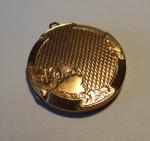 9ct Gold Antique Locket - 25mm Diameter