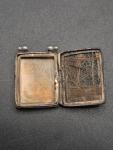 Victorian Sterling Silver Hair Memorial Locket