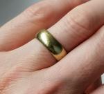 Edwardian 9ct Gold Wedding Band Ring