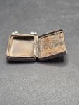Victorian Sterling Silver Hair Memorial Locket