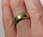 Edwardian 9ct Gold Wedding Band Ring