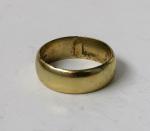 Edwardian 9ct Gold Wedding Band Ring