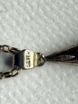 Edwardian Silver Pendant with Floating Pearl