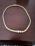 Antique 16-Inch Bone Necklace for Small Neck