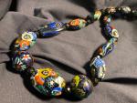 Vintage Venetian Millefiori Murano Glass Necklace