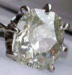 18Ct White Gold Cushion Cut Diamond Engagement Ring