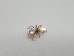 Victorian 9ct Gold Spider Pendant with Aquamarine