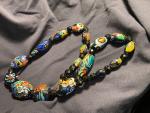 Vintage Venetian Millefiori Murano Glass Necklace