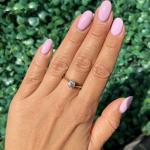 18ct White Gold Old Mine Cut Diamond Ring