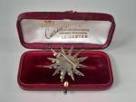 Victorian Sparkling Paste Starburst Brooch Pin