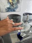Edwardian Diamond Ring with 1.3 Ct Gem