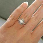 Art Deco 2 Ct Antique Diamond Engagement Ring