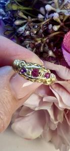 18ct Gold Ruby and Diamond Ring - 1911