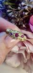 18ct Gold Ruby and Diamond Ring - 1911