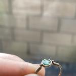 Antique Emerald Engagement Ring in 9ct Gold
