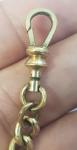 Victorian Engraved Pinchbeck Link Bracelet - 8