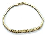 1900's Antique 935 Silver Sparkly Paste Bracelet