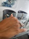 Edwardian Diamond Ring with 1.3 Ct Gem