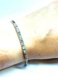 1900's Antique 935 Silver Sparkly Paste Bracelet