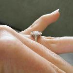 Vintage Art Deco 2 Ct Diamond Engagement Ring