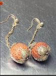 Victorian 9ct Gold Nut Antique Earrings