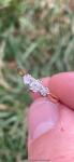 18ct Gold Antique Diamond Trilogy Ring