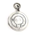 Antique 1881 Chester Hallmarked Silver Locket Pendant