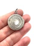 Art Deco Sterling Silver Locket Pendant