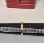 1848 Antique Diamond and Ruby Gold Ring Size O