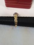 1848 Antique Diamond and Ruby Gold Ring Size O
