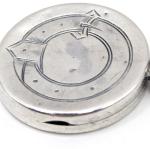 Antique 1881 Chester Hallmarked Silver Locket Pendant