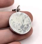 Antique 1881 Chester Hallmarked Silver Locket Pendant