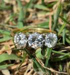 Stunning Antique 1.50ct Diamond Trilogy Ring