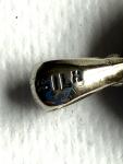 Art Deco Silver Locket Pendant with Hair