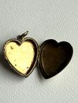 Victorian 9CT Gold Plated Heart Photo Locket