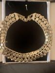 Victorian Collar Necklace with Unique Cannonball Edges
