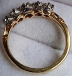 18Ct Gold Diamond Antique Eternity Wedding Ring